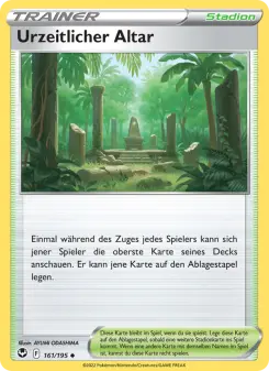 Pokémon-Karte Urzeitlicher Altar 161/195