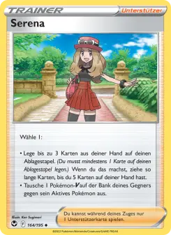 Pokémon-Karte Serena 164/195