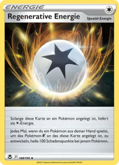 Pokémon-Karte Regenerative Energie 168/195