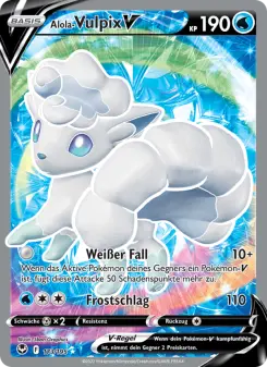 Pokémon-Karte Alola Vulpix-V 173/195