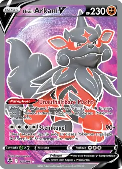 Pokémon-Karte Hisui-Arkani V 179/195