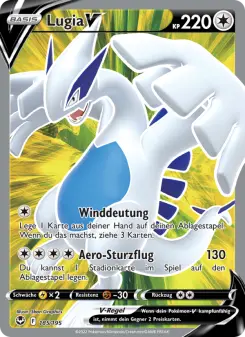 Pokémon-Karte Lugia V 185/195