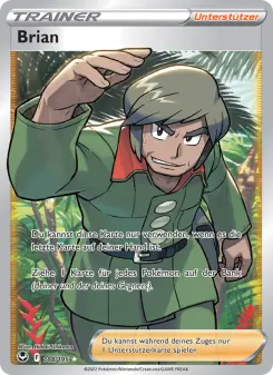 Pokémon-Karte Brian 188/195