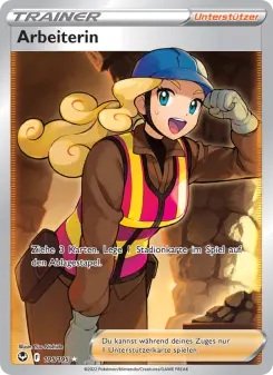 Pokémon-Karte Arbeiterin 195/195