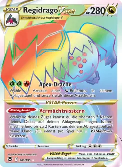 Pokémon-Karte Regidrago VSTAR 201/195