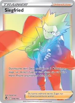 Pokémon-Karte Siegfried 206/195