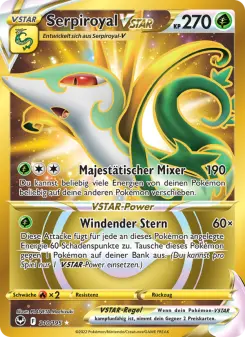 Pokémon-Karte Serpiroyal VSTAR 210/195
