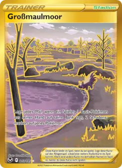 Pokémon-Karte Großmaulmoor 213/195