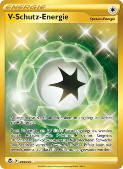 Pokémon-Karte V-Schutz-Energie 215/195