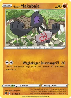 Pokémon-Karte Galar-Makabaja 101/192