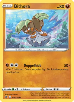 Pokémon-Karte Bithora 103/192