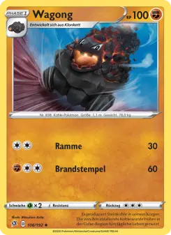 Pokémon-Karte Wagong 106/192