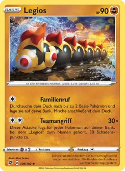 Pokémon-Karte Legios 109/192