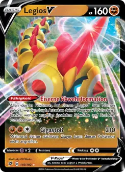 Pokémon-Karte Legios V 110/192