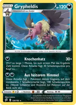 Pokémon-Karte Grypheldis 120/192