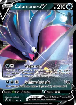 Pokémon-Karte Calamanero V 121/192