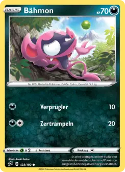 Pokémon-Karte Bähmon 123/192