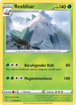 Pokémon-Karte Rexblisar 013/192