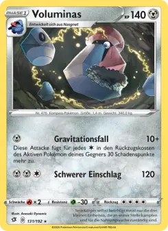 Pokémon-Karte Voluminas 131/192