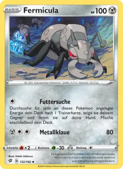 Pokémon-Karte Fermicula 132/192
