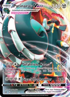 Pokémon-Karte Patinaraja VMAX 137/192