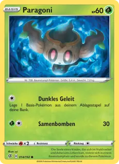 Pokémon-Karte Paragoni 014/192