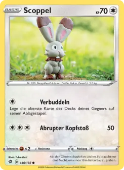 Pokémon-Karte Scoppel 146/192