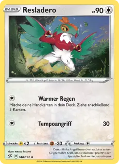 Pokémon-Karte Resladero 148/192