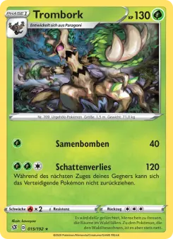Pokémon-Karte Trombork 015/192
