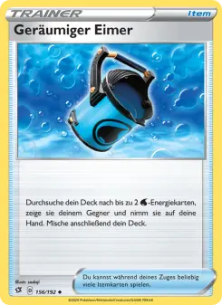 Pokémon-Karte Geräumiger Eimer 156/192