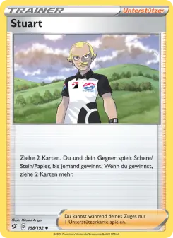 Pokémon-Karte Stuart 158/192