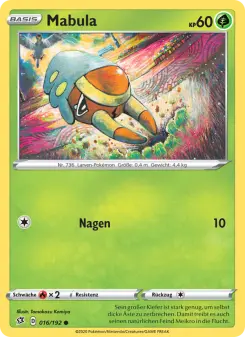 Pokémon-Karte Mabula 016/192