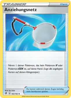 Pokémon-Karte Anziehungsnetz 165/192