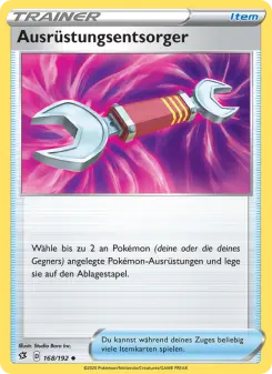 Pokémon-Karte Ausrüstungsentsorger 168/192