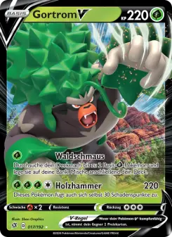 Pokémon-Karte Gortrom V 017/192