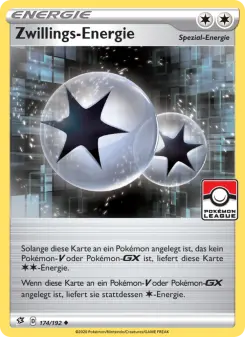 Pokémon-Karte Zwillings-Energie 174/192