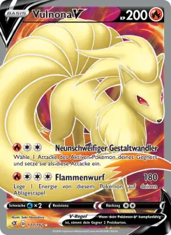 Pokémon-Karte Vulnona V 177/192