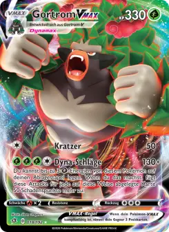 Pokémon-Karte Gortrom VMAX 018/192