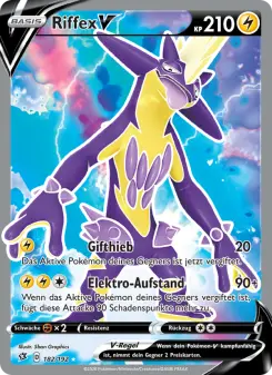 Pokémon-Karte Riffex V 182/192