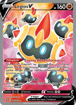 Pokémon-Karte Legios V 185/192