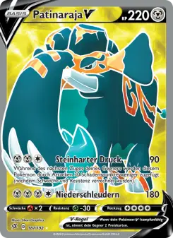 Pokémon-Karte Patinaraja V 187/192