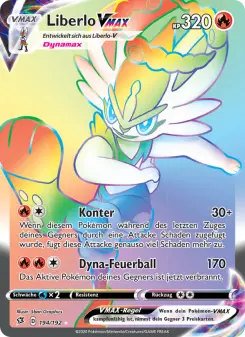 Pokémon-Karte Liberlo VMAX 194/192