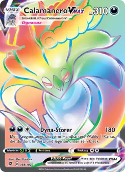 Pokémon-Karte Calamanero VMAX 198/192