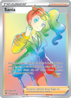 Pokémon-Karte Sania 203/192