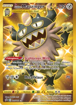 Pokémon-Karte Galar-Mauzinger 205/192