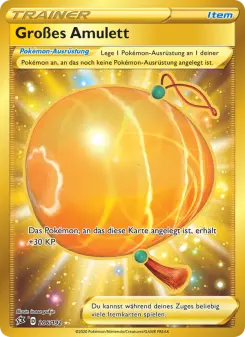 Pokémon-Karte Großes Amulett 206/192