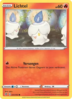 Pokémon-Karte Lichtel 031/192