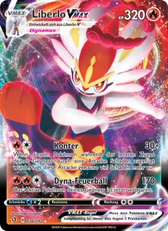 Pokémon-Karte Liberlo VMAX 036/192
