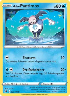 Pokémon-Karte Galar-Pantimos 037/192