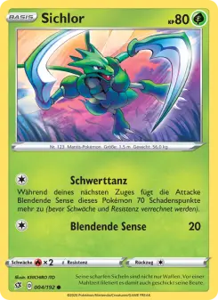 Pokémon-Karte Sichlor 004/192